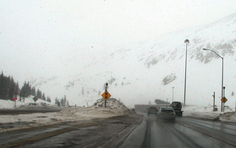 Right before the Eisenhower Tunnel