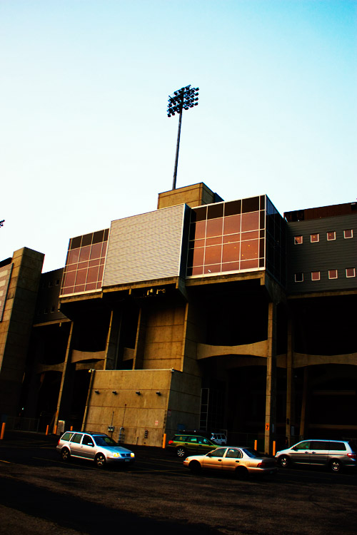 Back side of the Stadium