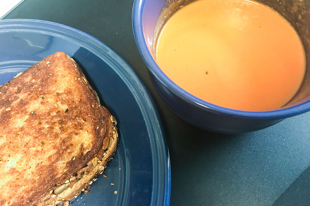 Grilled Cheese and Tomato Soup